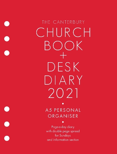 The Canterbury Church Book & Desk Diary 2021 A5 Personal Organiser Edition