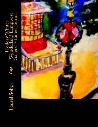 Holiday Winter Wonderland Lamppost Gallery Lined Journal