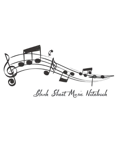 Blank Sheet Music Notebook