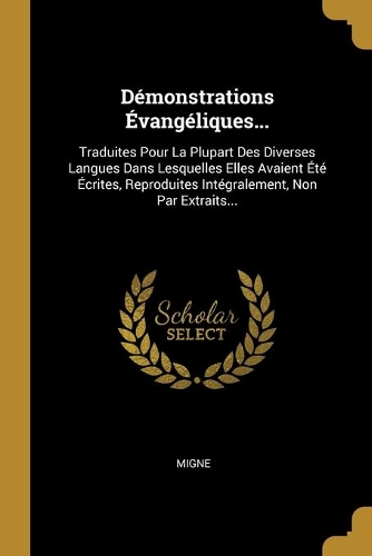 Démonstrations Évangéliques...