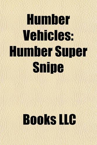 Humber Vehicles: Humber Super Snipe(English)