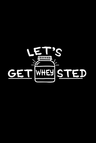 Let's get whey sted: 6x9 Low Carb - dotgrid - dot grid paper - notebook - notes
