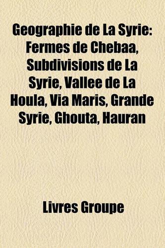 Geographie de La Syrie
