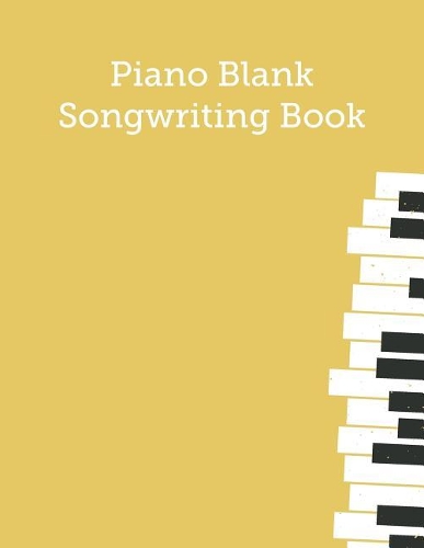 Piano Blank Songwriting Book