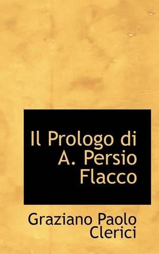 Il Prologo Di A. Persio Flacco