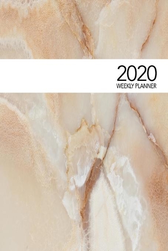 2020 Weekly Planner: At-a-glance Week-per-Page Diary With Journal Pages, January-December (Marble Cover)