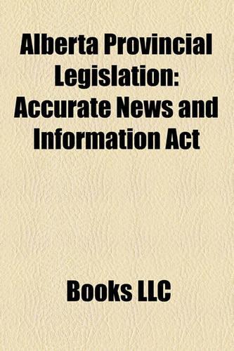 Alberta Provincial Legislation