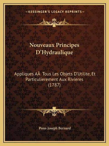 Nouveaux Principes D'Hydraulique