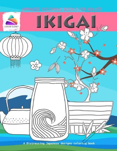 Ikigai Japanese Coloring Books For Adults