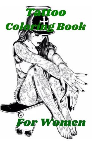 Tattoo Coloring Book For Women