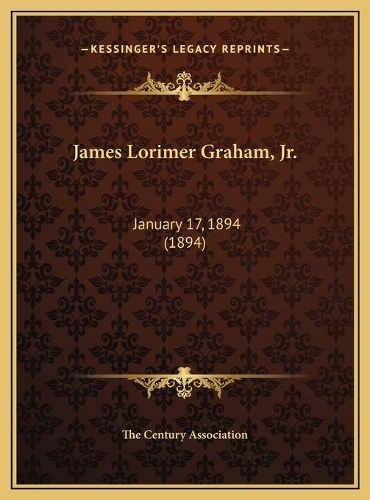 James Lorimer Graham, Jr.