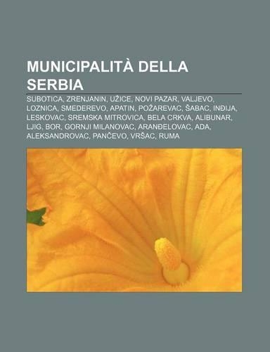 Municipalita Della Serbia: Subotica, Zrenjanin, U Ice, Novi Pazar, Valjevo, Loznica, Smederevo, Apatin, Po Arevac, Abac, in Ija, Leskovac(Italian)