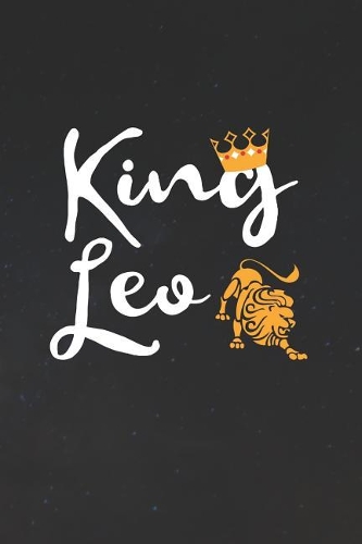 Leo Notebook 'King Leo' - Zodiac Diary - Horoscope Journal - Leo Gifts for Her