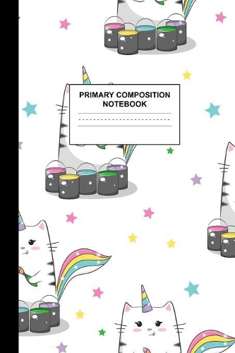 Primary Composition Notebook: Writing Journal for Grades K-2 Handwriting Practice Paper Sheets - Pretty Unicorn School Supplies for Girls, Kids and Teens - Preschool, Kindergarte