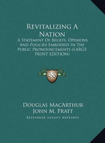 Revitalizing a Nation