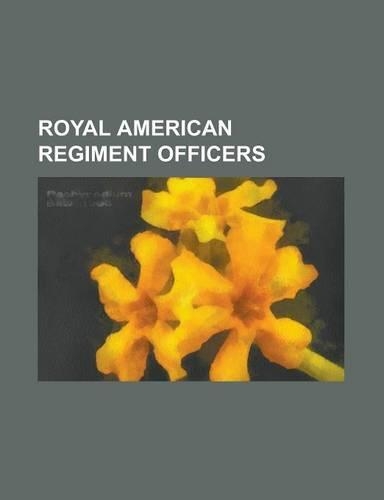 Royal American Regiment Officers