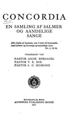 Concordia, en samling af salmer og aandelige sange
