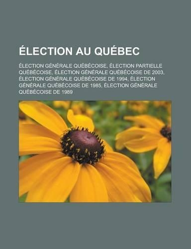 Election Au Quebec