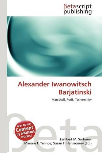 Alexander Iwanowitsch Barjatinski: (German)