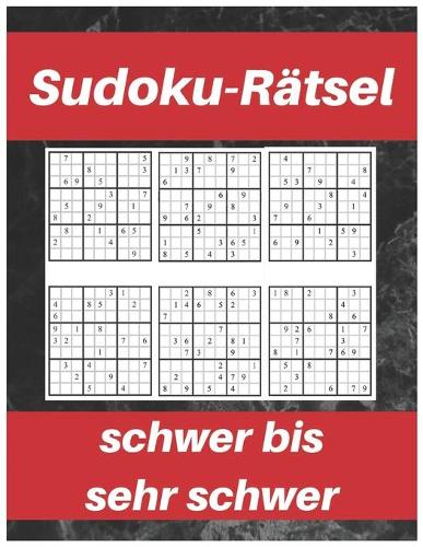 Sudoku-Rätsel schwer bis sehr schwer