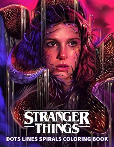STRANGER THINGS Dots Line Spirals Coloring Book