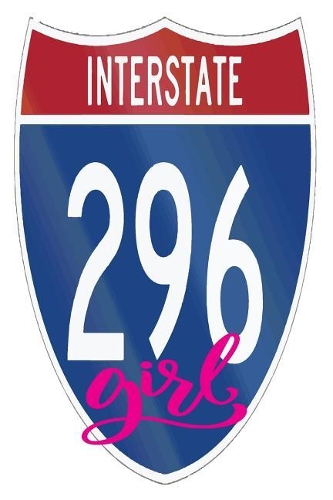 Interstate 296 Girl: 6x9 College Ruled Line Paper 150 Pages