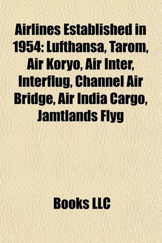 Airlines Established in 1954