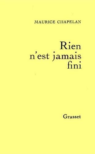 Rien N'Est Jamais Fini