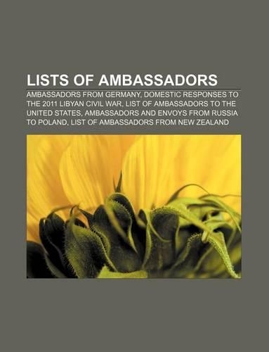 Lists of Ambassadors