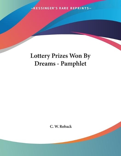 Lottery Prizes Won By Dreams - Pamphlet