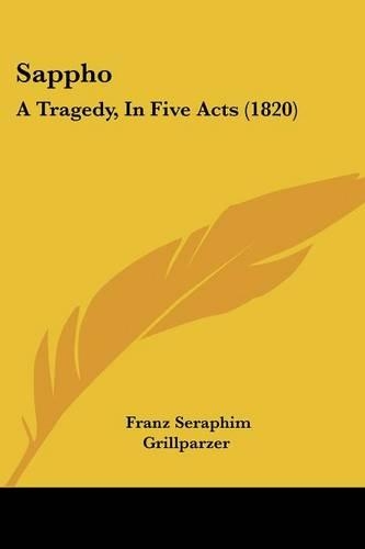 Sappho: A Tragedy, In Five Acts (1820)(English)