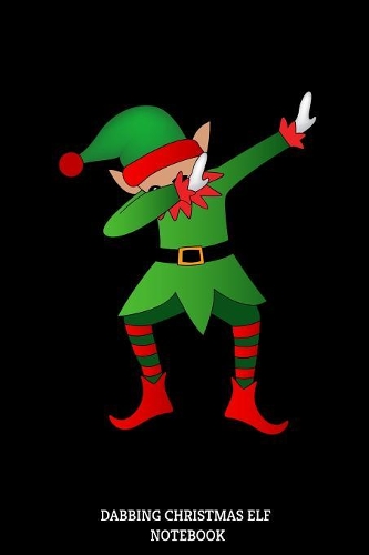 Dabbing Christmas Elf Notebook