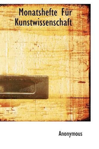 Monatshefte Fur Kunstwissenschaft