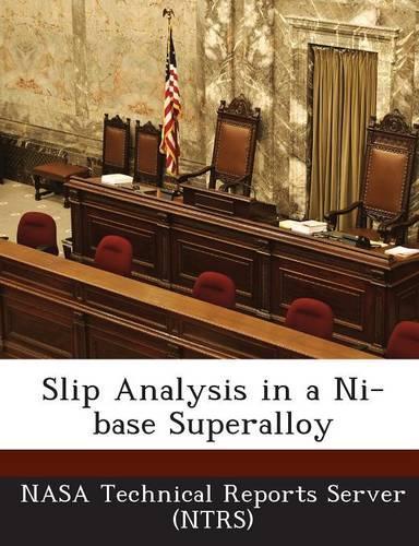 Slip Analysis in a Ni-Base Superalloy