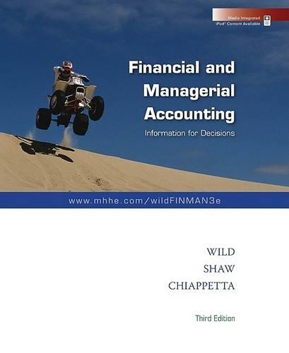 Financial and Managerial Accounting