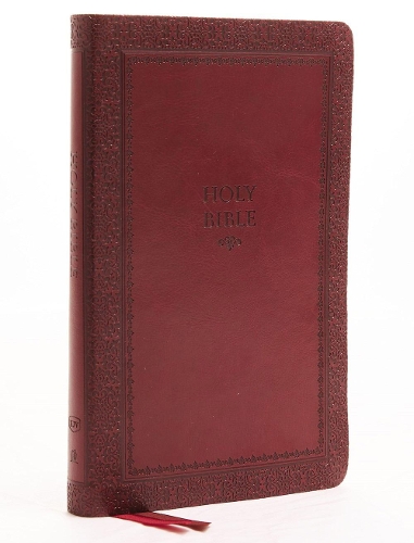KJV, Thinline Bible, Leathersoft, Red, Thumb Indexed, Red Letter, Comfort Print