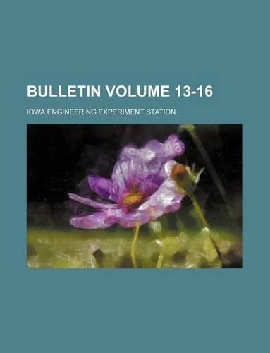 Bulletin Volume 13-16