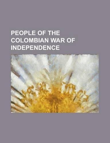 People of the Colombian War of Independence: Jose Maria Obando, Antonio Narino(English)