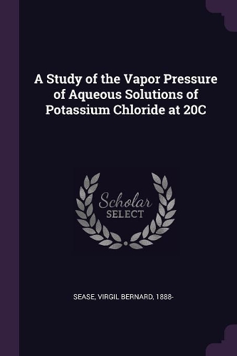 A Study of the Vapor Pressure of Aqueous Solutions of Potassium Chloride at 20C