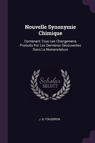 Nouvelle Synonymie Chimique