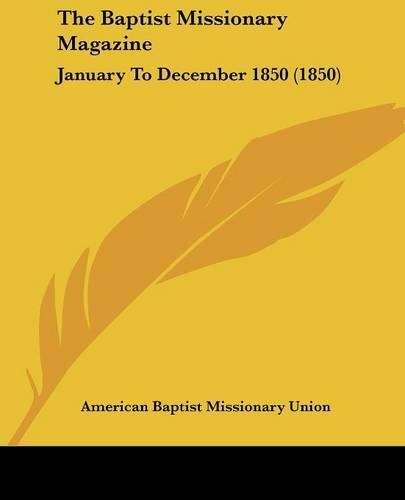The Baptist Missionary Magazine
