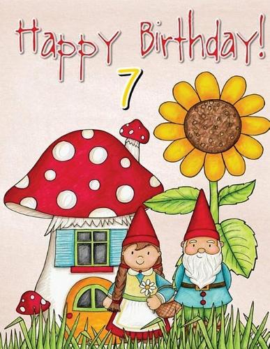 Happy Birthday: Birthday Notebook For 7 Years Old (Composition Book Journal) (8.5 X 11 Large)(110 Pages) (Birthday Notebooks and Journals)