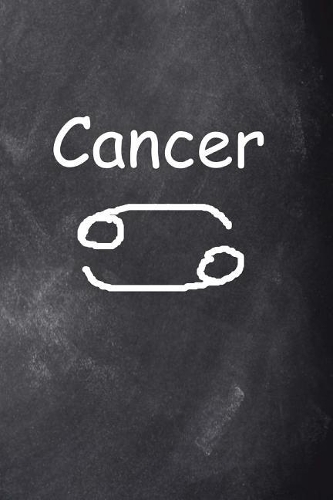 2019 Daily Planner Cancer Symbol Zodiac Sign Horoscope Chalkboard 384 Pages