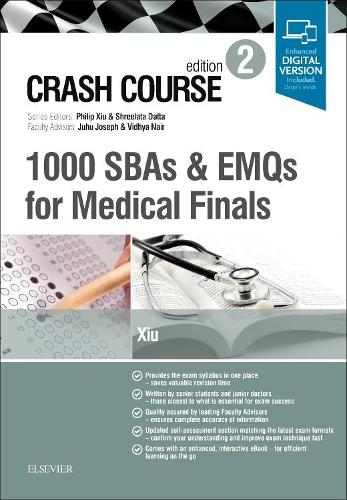 Crash Course: 1000 Sbas and Emqs for Medical Finals