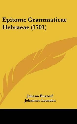 Epitome Grammaticae Hebraeae (1701)