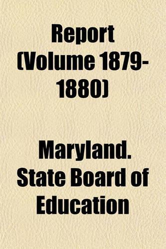 Report (Volume 1879-1880)