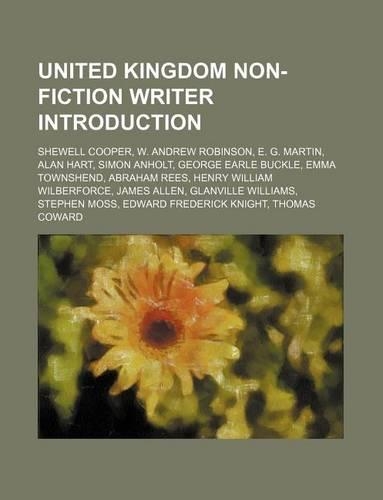 United Kingdom Non-Fiction Writer Introduction