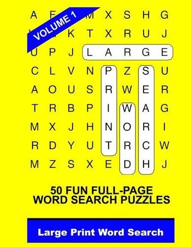Large Print Word Search Vol. 1
