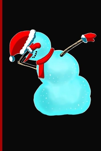 Dabbing Santa Snowman Dot Grid Christmas Notebook