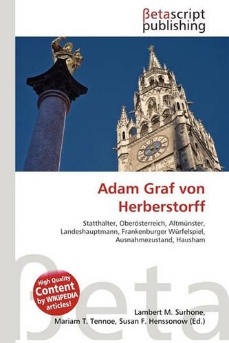 Adam Graf Von Herberstorff: (German)